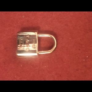 Tiffany lock necklace charm.